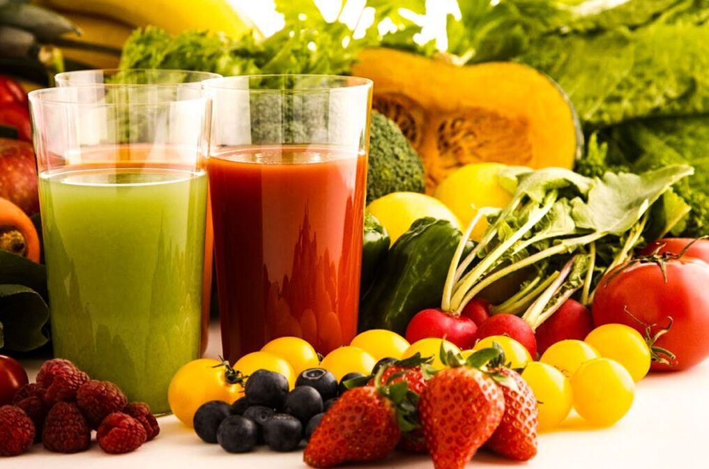 vegetable and fruit juices to lose weight