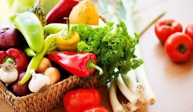 What can you eat on a vegetable day in the favorite of a diet