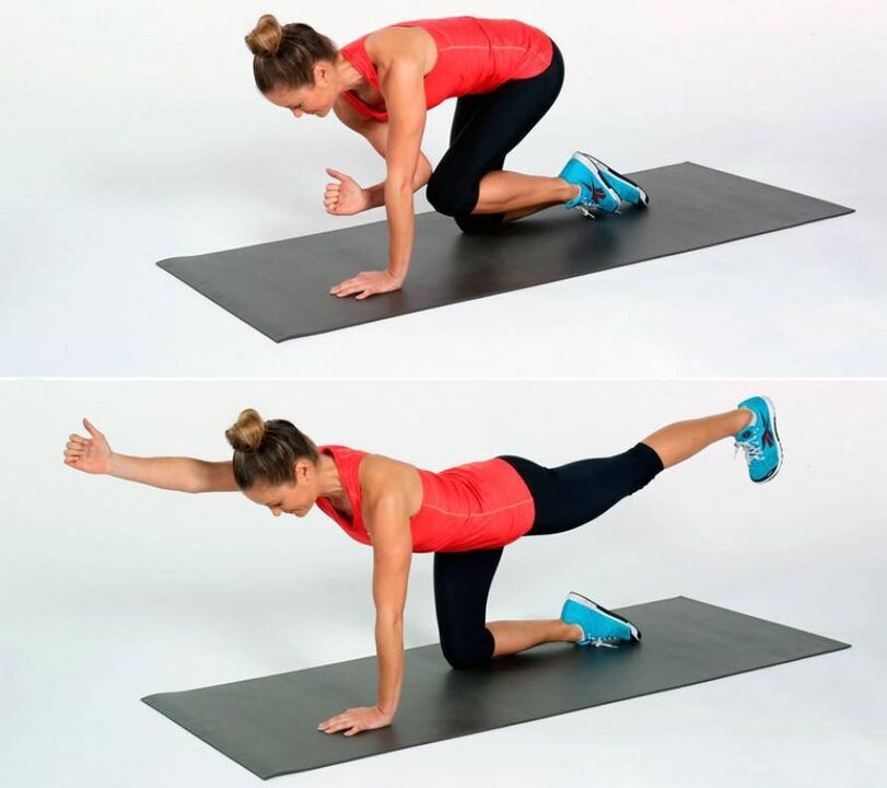 The houndstooth exercise will tone the hips and thighs